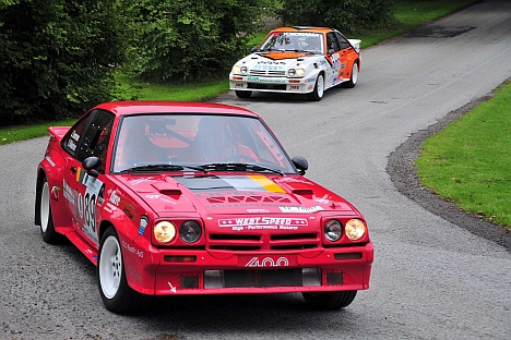 Jan Sørensen var hurtigste mand i sin Opel Manta 400, mens Robert Rydengaard i en bil magen til udgik med tekniske problemer